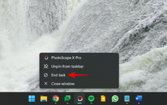 Semua yang anda perlu tahu tentang pilihan Tugas Akhir dalam bar tugas Windows 11