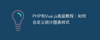 php和vue.js高级教程:如何自定义统计图表样式