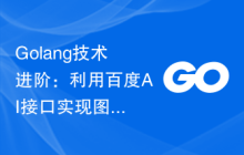 Golang技术进阶：利用百度AI接口实现图像识别功能