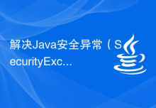 解决Java安全异常（SecurityException）的方法