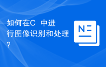 如何在C++中进行图像识别和处理？