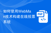 如何使用WebMan技术构建在线投票系统
