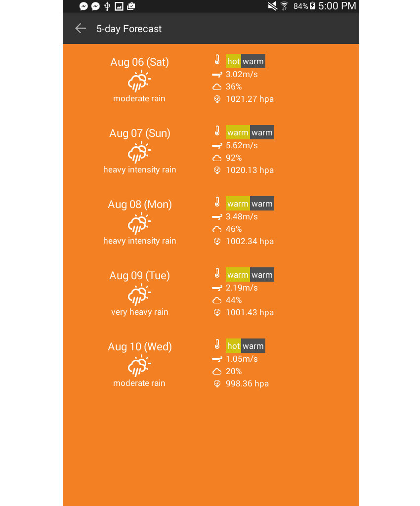 Erstellen Sie eine Wetter-App mit TypeScript und NativeScript