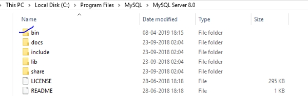 MySQL bin 目录位于 Windows 操作系统中的哪里？