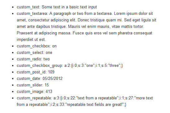 Reusable custom metabox using data Part 4