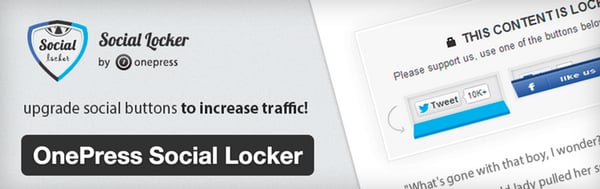 Increase social media engagement with Social Locker