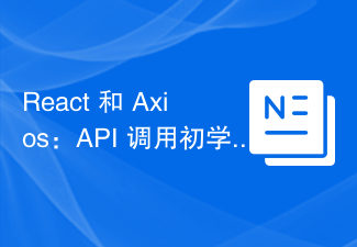 React 和 Axios：API 调用初学者指南