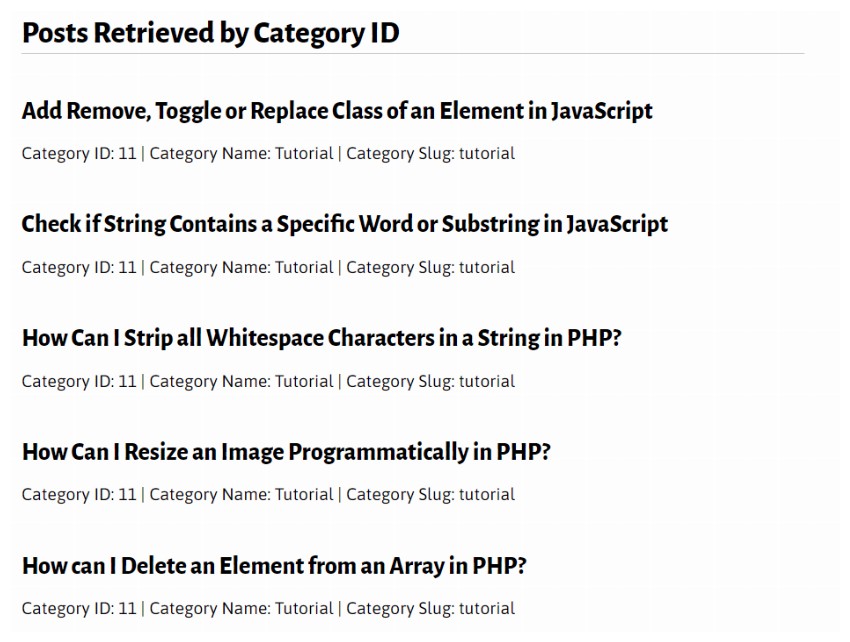 WP_Query パラメータを使用してタクソノミーをフィルタリングする