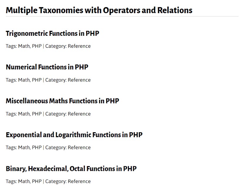 Filter taxonomies using WP_Query parameter