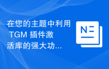 在您的主题中利用 TGM 插件激活库的强大功能