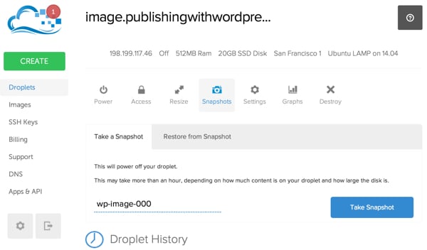 Create marketable application images for Digital Ocean resale