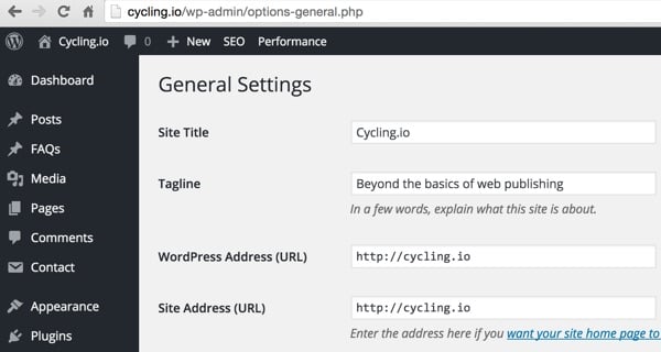 Klon WordPress dalam Linux