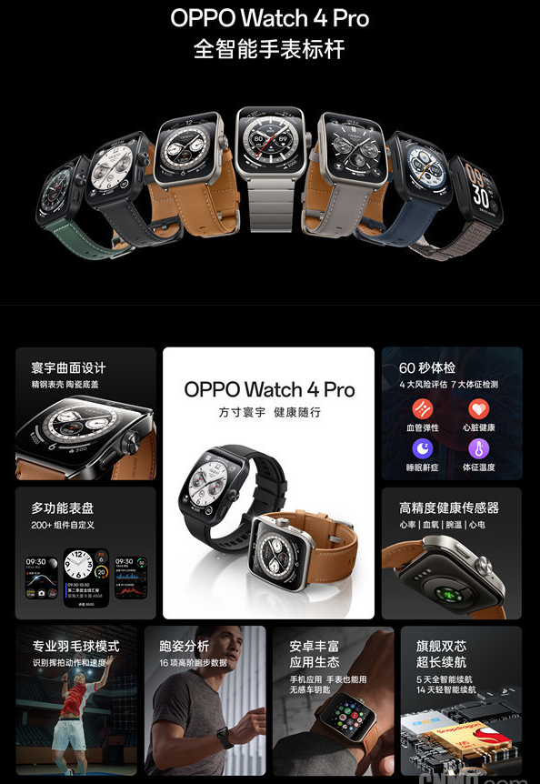 科技助力健康：OPPO Watch 4 Pro助您全面掌握健康数据