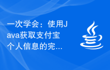 一次学会：使用Java获取支付宝个人信息的完整指南