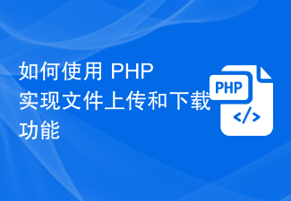 Cara menggunakan PHP untuk melaksanakan fungsi muat naik dan muat turun fail