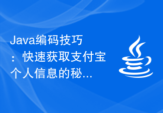 Petua Pengekodan Java: Rahsia Mendapatkan Maklumat Peribadi Alipay dengan Pantas