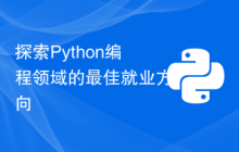 探索Python编程领域的最佳就业方向