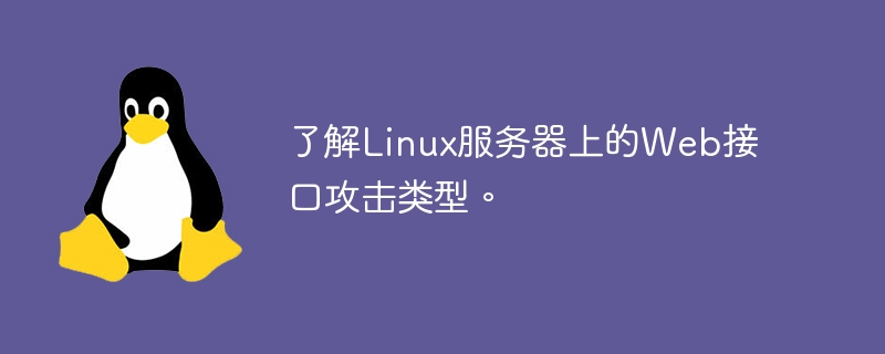 Verstehen Sie die Arten von Webinterface-Angriffen auf Linux-Servern.