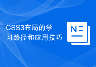 CSS3布局的学习路径和应用技巧