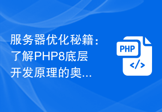 伺服器優化秘技：了解PHP8底層開發原理的奧秘