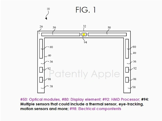 Apple patent reveals new highlights of AR glasses: transparent heat dissipation and digital crown