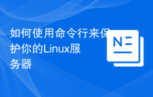 如何使用命令行来保护你的Linux服务器