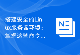 搭建安全的Linux服务器环境：掌握这些命令