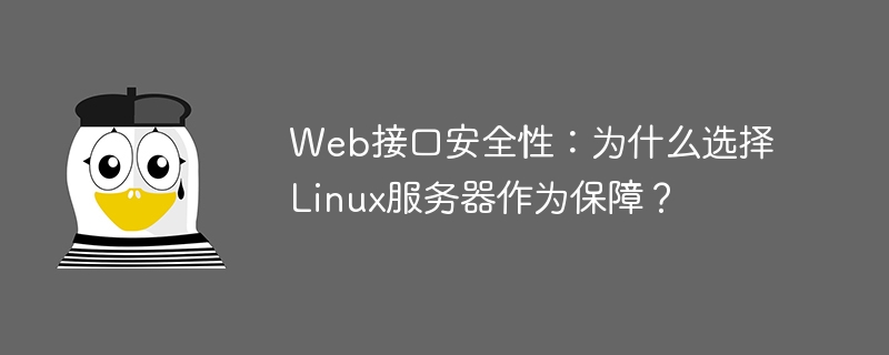 Keselamatan Antara Muka Web: Mengapa Memilih Pelayan Linux untuk Keselamatan?