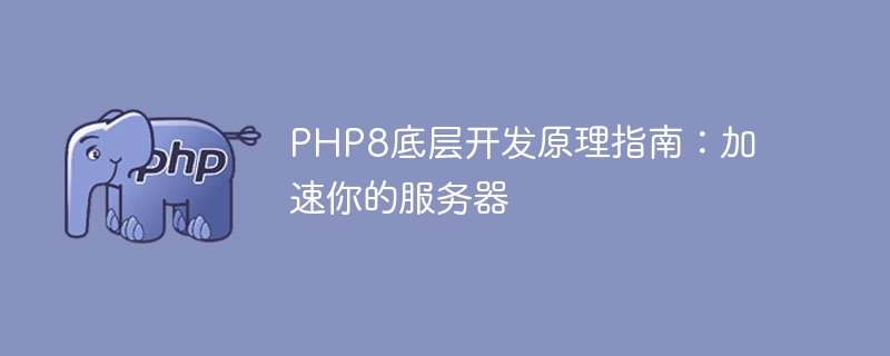 PHP8底层开发原理指南：加速你的服务器