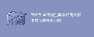 PHP8 如何通过编写代码来解决常见的开发问题