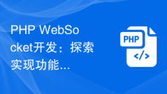 PHP WebSocket Development: Explore common challenges and solutions when implementing functionality