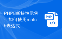 PHP8新特性示例:如何使用match表达式和代码简化条件判断?