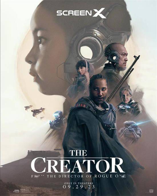 The Creator poster exposed, the showdown between humans and artificial intelligence is about to take place