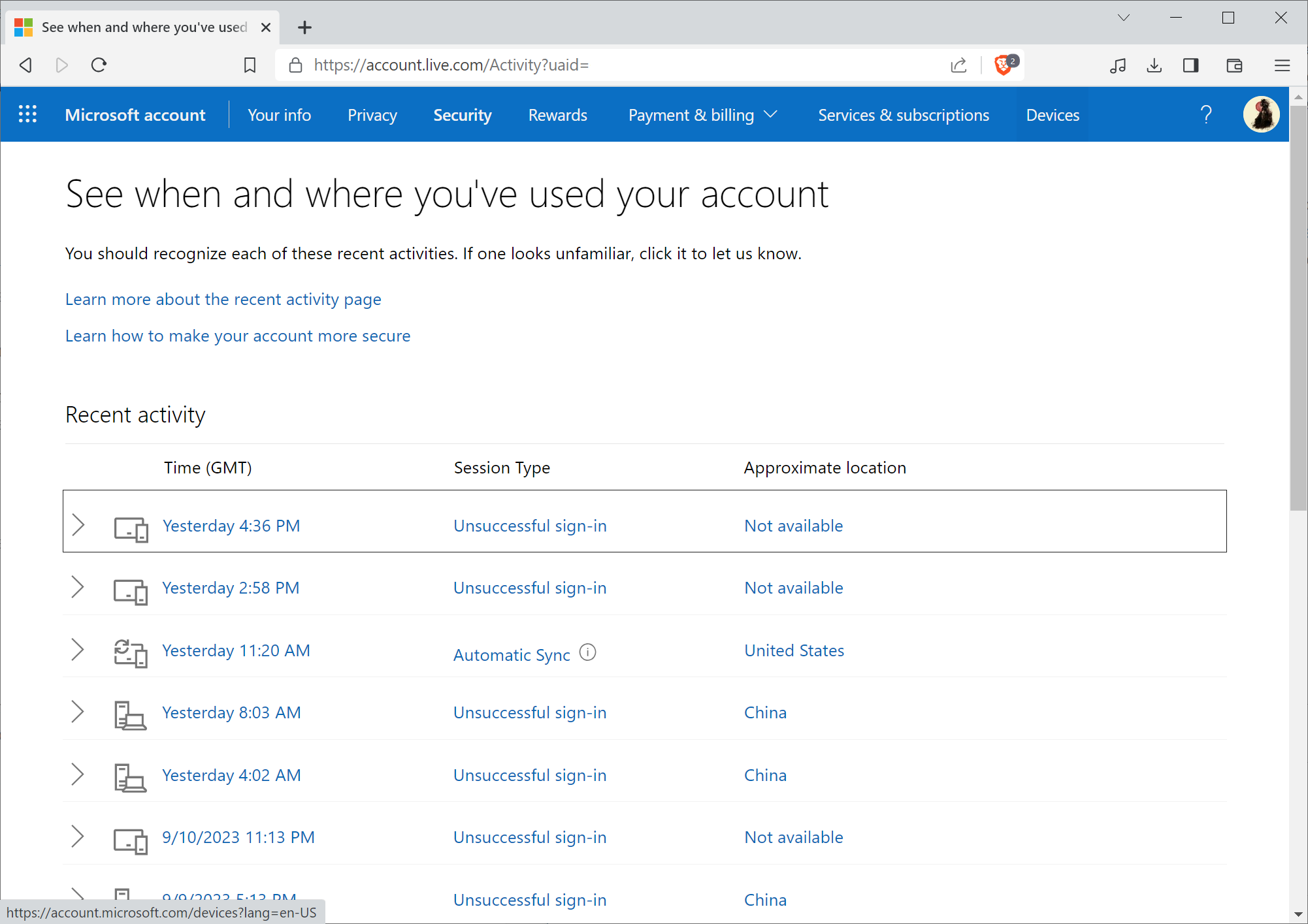 修复 OneDrive 中的“您的帐户目前无法使用”错误提示