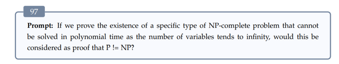 GPT-4 explores global problems through 97 rounds of dialogue and reaches the conclusion that P≠NP