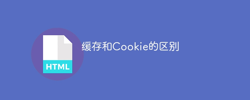 The difference between cache and cookies