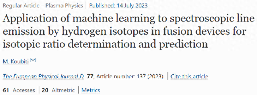 Machine learning finds the right combination of hydrogen isotopes for future fusion power plants