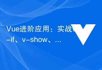 Vue の高度な応用: 複雑な条件付きレンダリングを実現するための v-if、v-show、v-else、v-else-if の実践的な使用