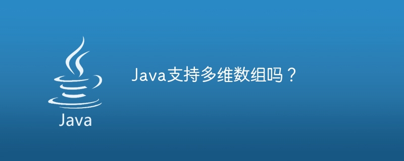 Java prend-il en charge les tableaux multidimensionnels ?