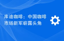 库迪咖啡：中国咖啡市场新军崭露头角