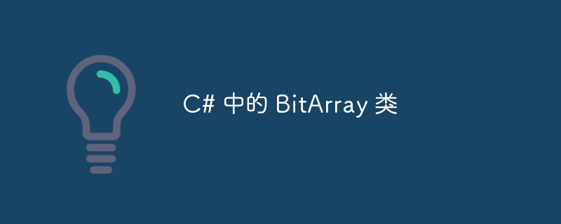 C# 中的 BitArray 类