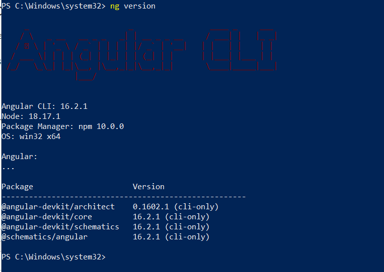 如何使用命令提示符在 Windows 11 或 10 上安装 Angular