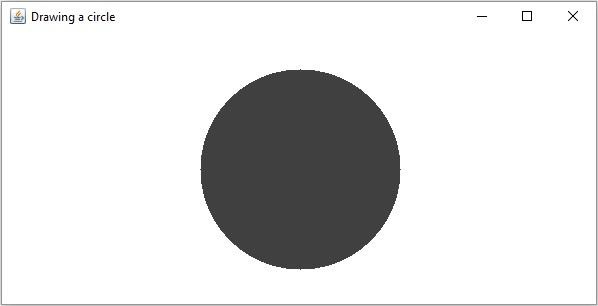 How to draw a filled circle in OpenCV using Java?