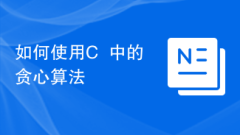 C++에서 그리디 알고리즘을 사용하는 방법
