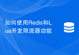 Comment développer une fonction de limiteur de courant à l'aide de Redis et Lua