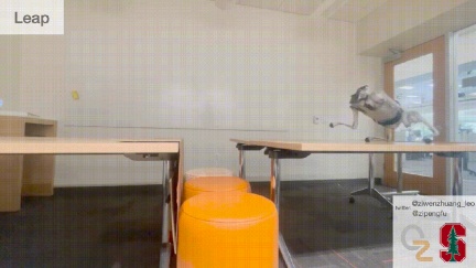 Climbing, jumping, and crossing narrow gaps, open source reinforcement learning strategies allow robot dogs to parkour