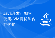 Java开发：如何使用JVM调优和内存优化