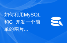 如何利用MySQL和C++开发一个简单的图片处理功能