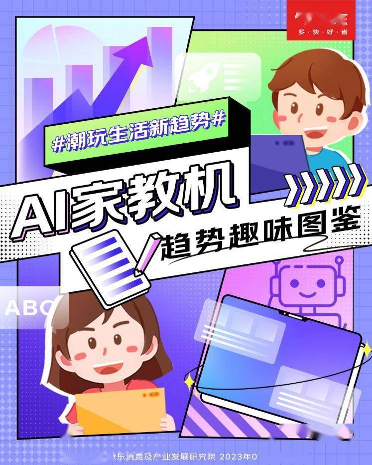 JD.com「AI家庭教師マシンの興味深い図解トレンド」：AI機能を搭載した家庭教師マシンの売上高は前年比128％増加