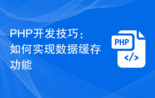 PHP开发技巧：如何实现数据缓存功能